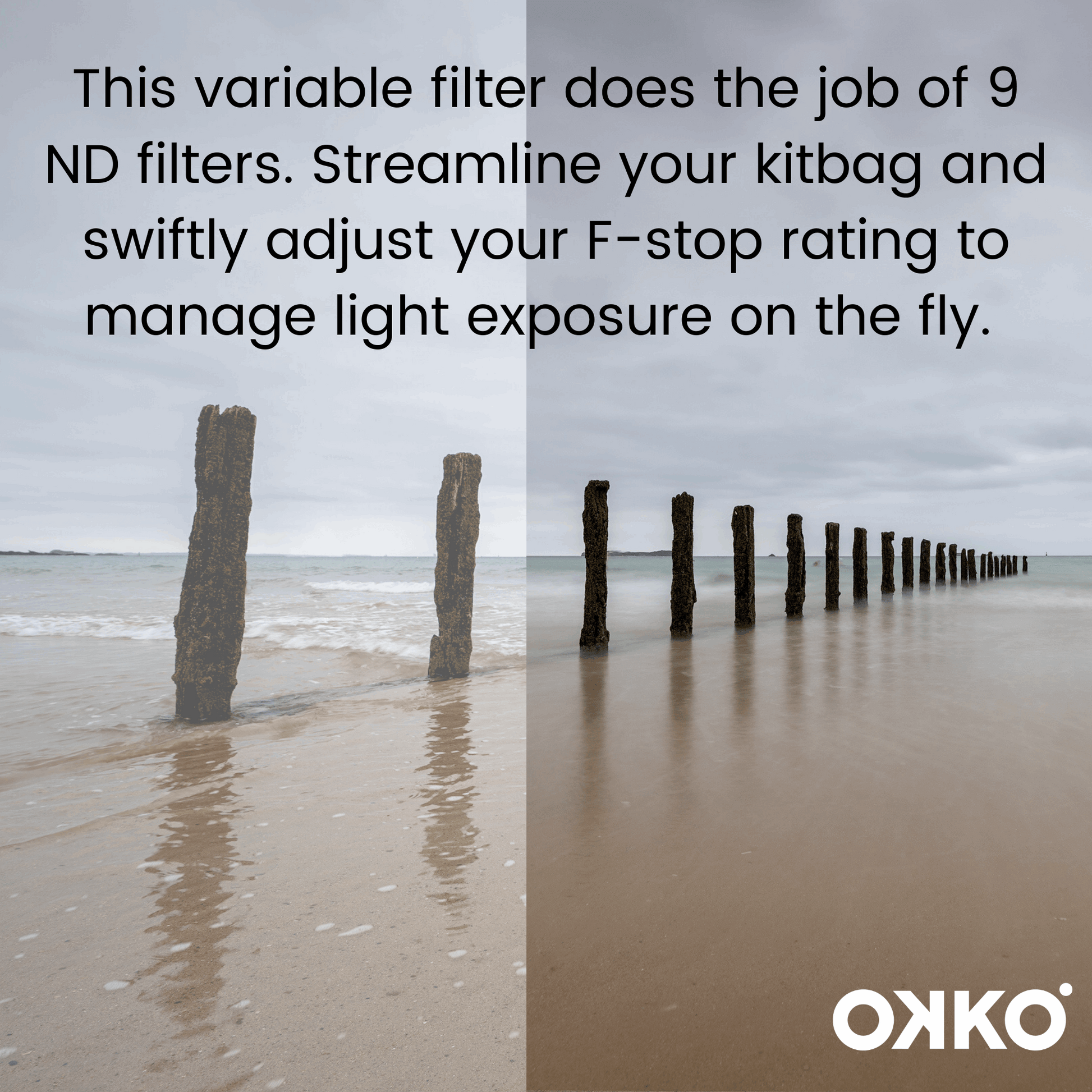 OKKO Pro Variable Neutral Density Filter NDV - Stiles Supply Co.