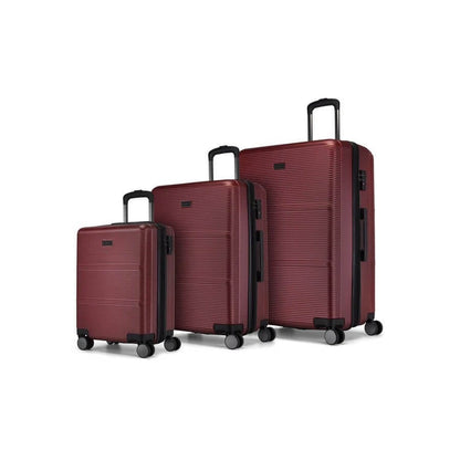 Bugatti Brussels 3-Piece Spinner Luggage Set | Durable Hard-Shell Suitcases