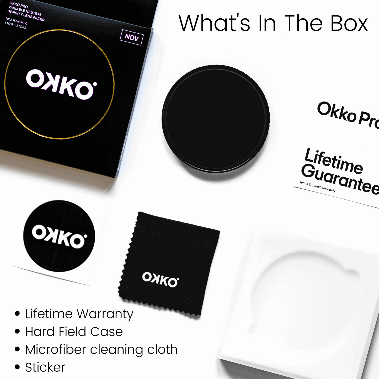 OKKO Pro Variable Neutral Density Filter NDV - Stiles Supply Co.