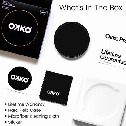 OKKO Pro Variable Neutral Density Filter NDV - Stiles Supply Co.