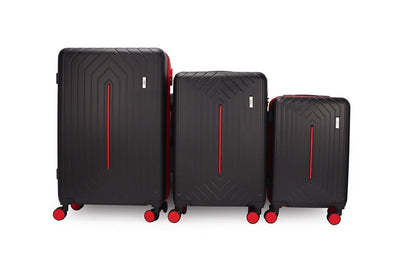 Mirage Mona ABS Hard shell Lightweight 3 Piece Luggage Set - Stiles Supply Co.
