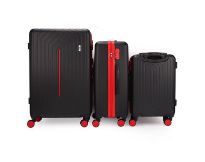 Mirage Mona ABS Hard shell Lightweight 3 Piece Luggage Set - Stiles Supply Co.