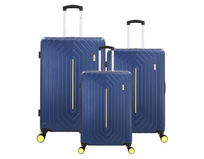 Mirage Mona ABS Hard shell Lightweight 3 Piece Luggage Set - Stiles Supply Co.