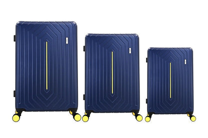 Mirage Mona ABS Hard shell Lightweight 3 Piece Luggage Set - Stiles Supply Co.