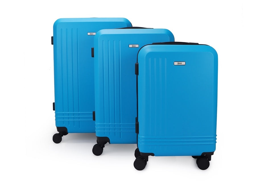 Mirage Alisa ABS Hard shell Lightweight 3 Piece Luggage Set - Stiles Supply Co.