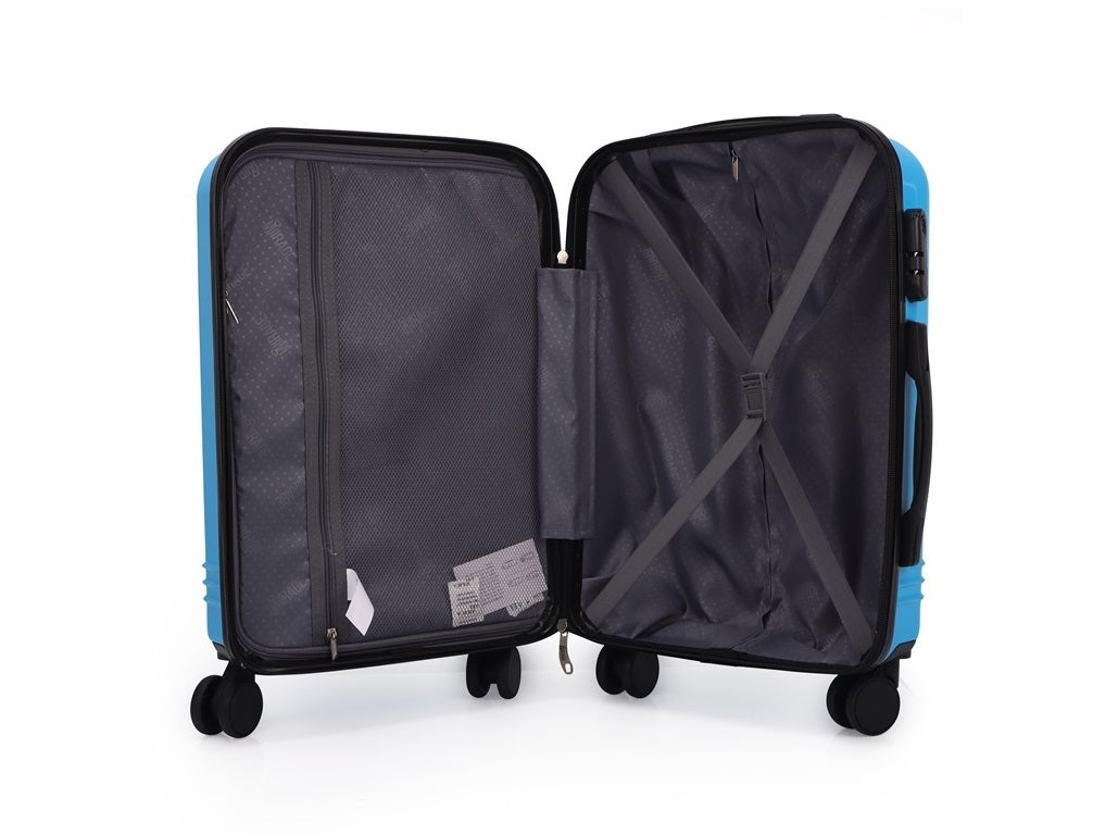 Mirage Alisa ABS Hard shell Lightweight 3 Piece Luggage Set - Stiles Supply Co.