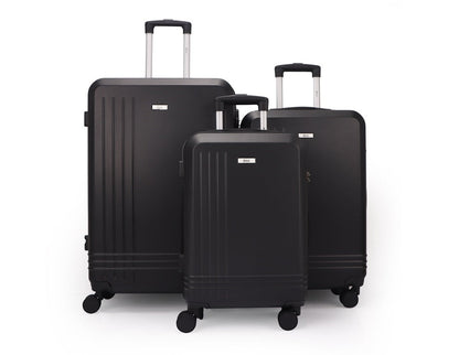 Mirage Alisa ABS Hard shell Lightweight 3 Piece Luggage Set - Stiles Supply Co.