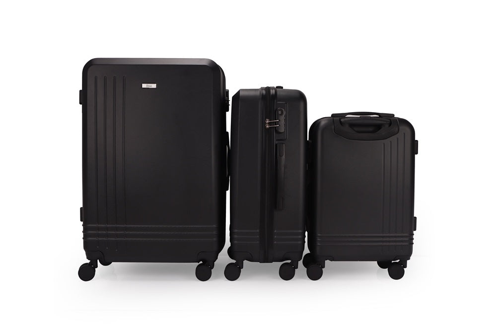 Mirage Alisa ABS Hard shell Lightweight 3 Piece Luggage Set - Stiles Supply Co.