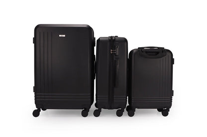 Mirage Alisa ABS Hard shell Lightweight 3 Piece Luggage Set - Stiles Supply Co.