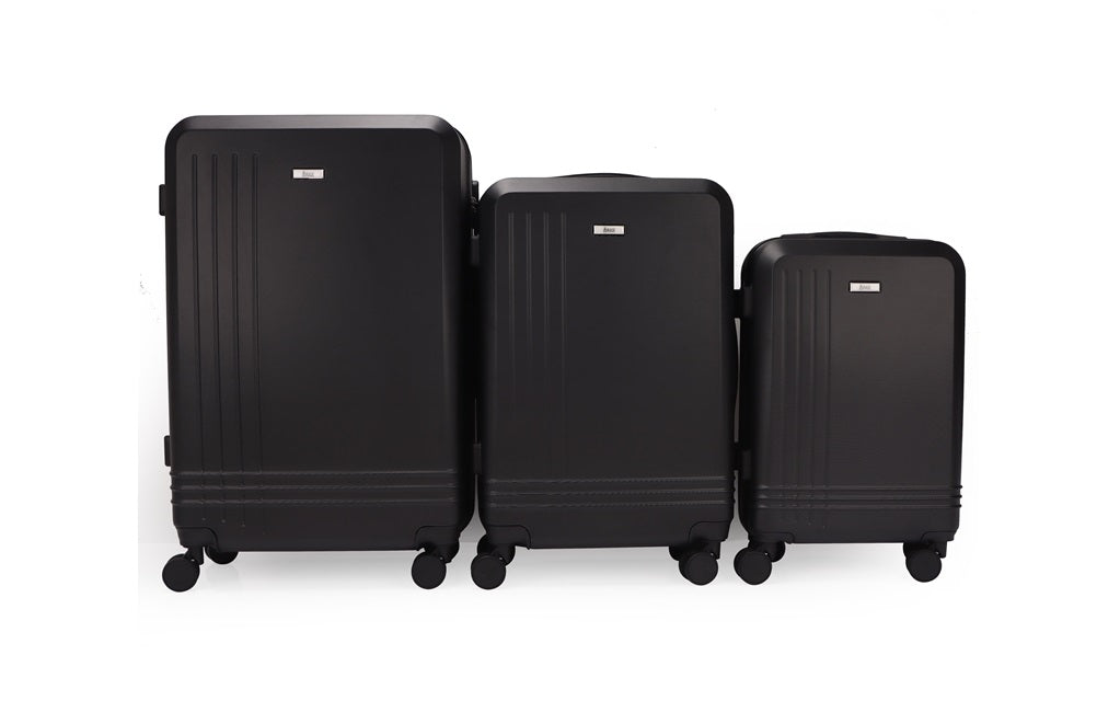 Mirage Alisa ABS Hard shell Lightweight 3 Piece Luggage Set - Stiles Supply Co.