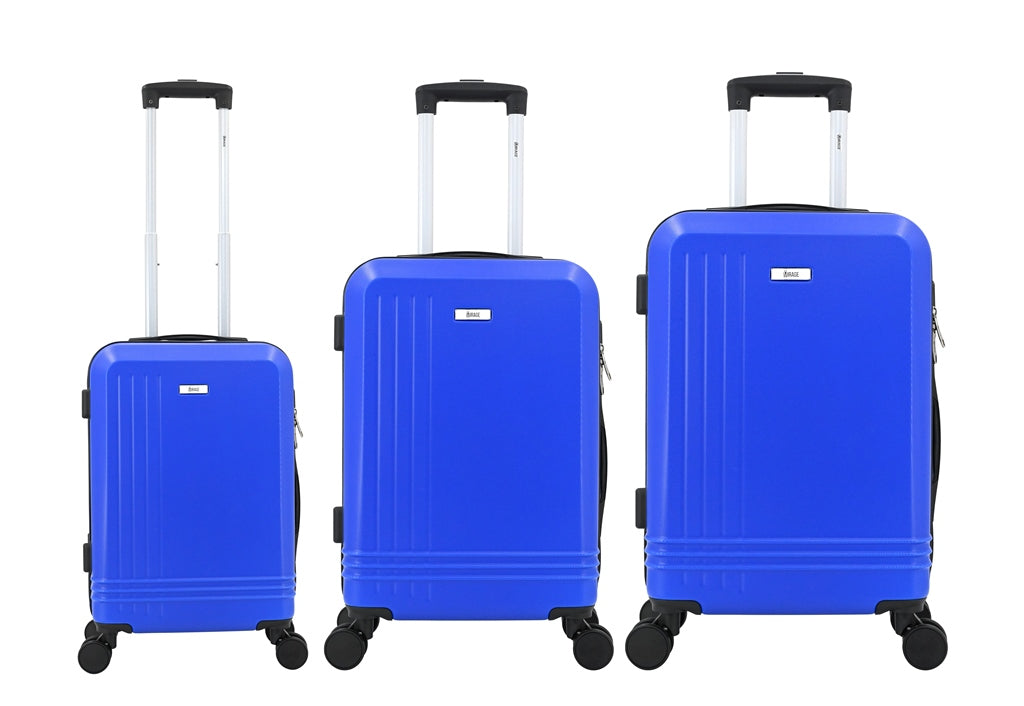 Mirage Alisa ABS Hard shell Lightweight 3 Piece Luggage Set - Stiles Supply Co.