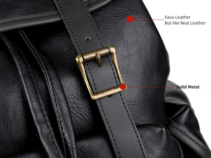 FR Fashion Co. 15.6″ Vegan Leather Laptop Backpack