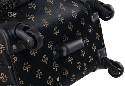 American Flyer Fleur de Lis 3-Piece Spinner Luggage Set