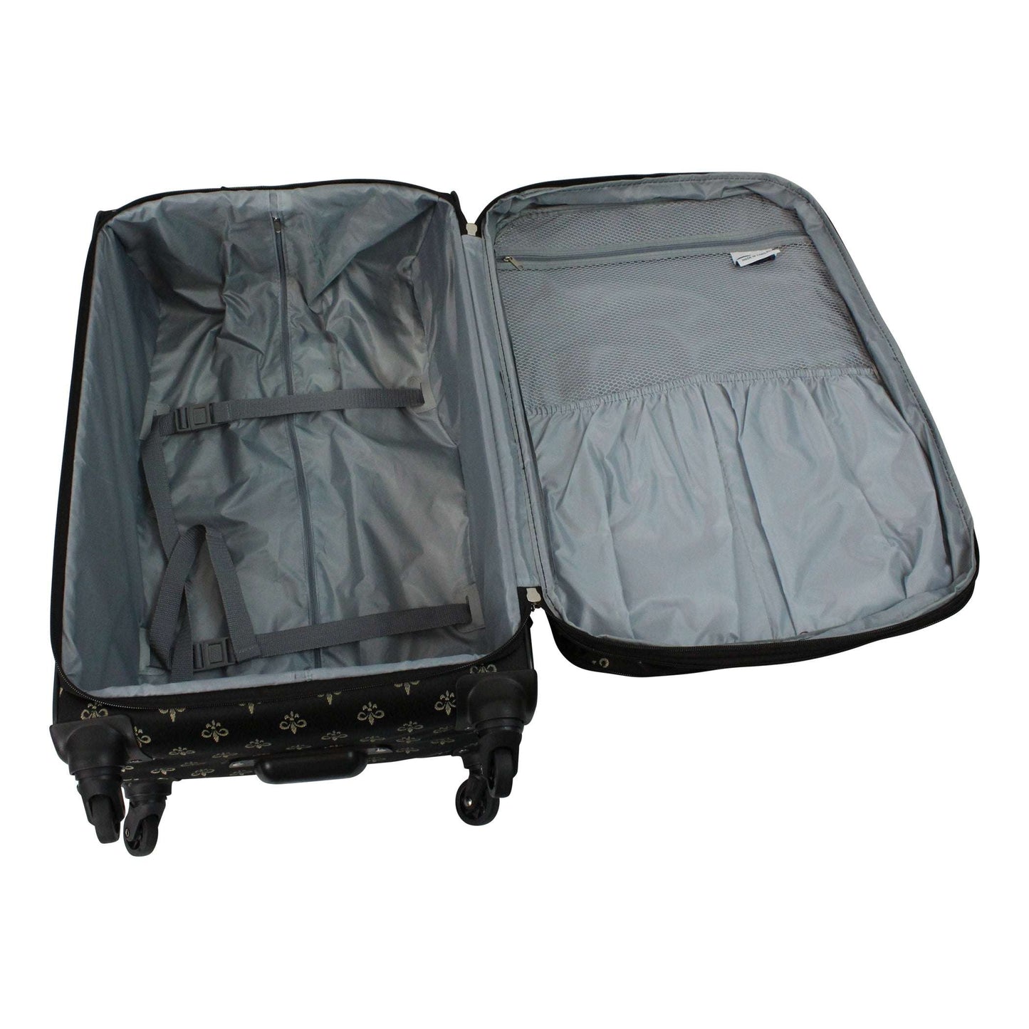 American Flyer Fleur de Lis 3-Piece Spinner Luggage Set