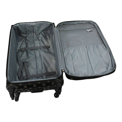 American Flyer Fleur de Lis 3-Piece Spinner Luggage Set