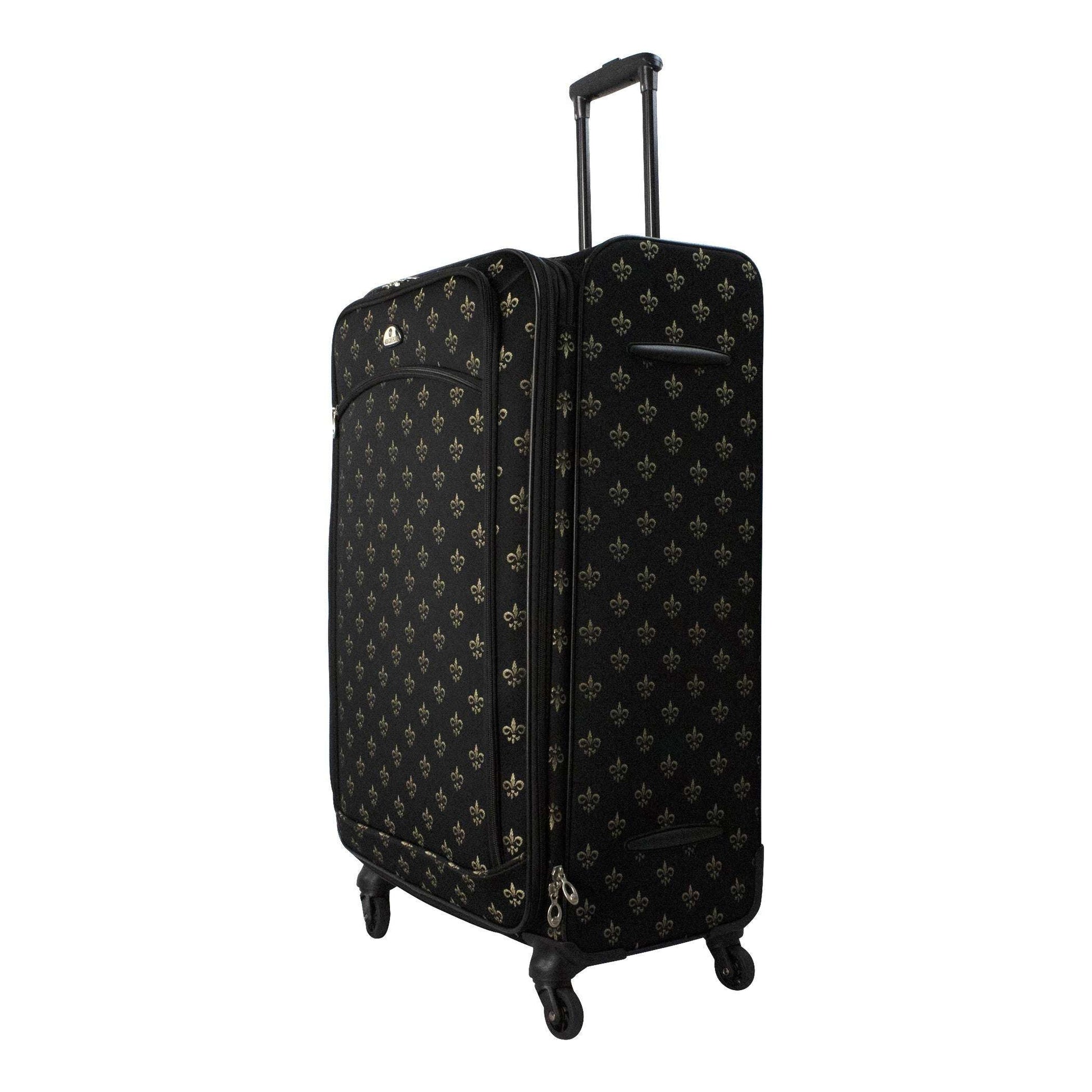 American Flyer Fleur de Lis 3-Piece Spinner Luggage Set