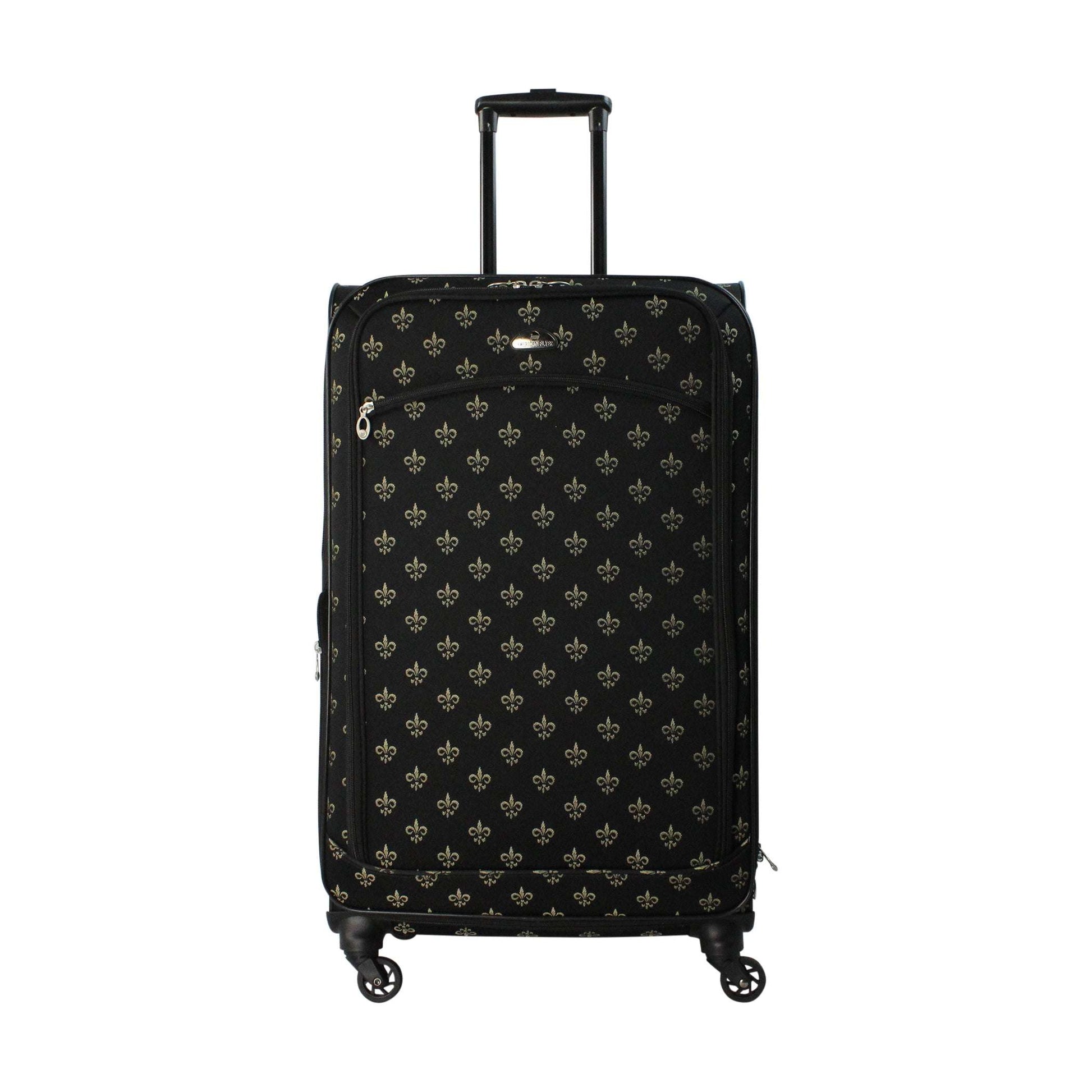American Flyer Fleur de Lis 3-Piece Spinner Luggage Set