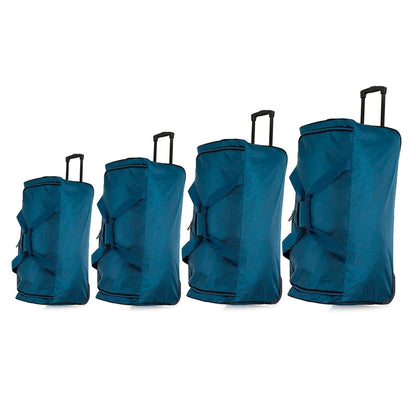 IZOD Katy Lightweight Soft Shell Rolling Duffel Bag with Wheels and Telescopic Handle – Travel-Ready Luggage Duffel