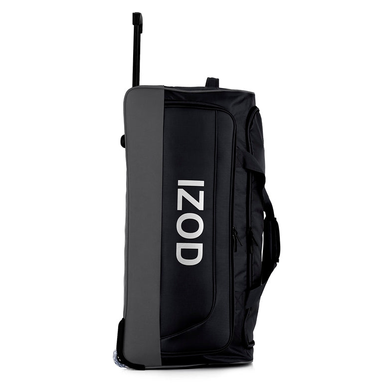 IZOD Katy Lightweight Soft Shell Rolling Duffel Bag with Wheels and Telescopic Handle – Travel-Ready Luggage Duffel