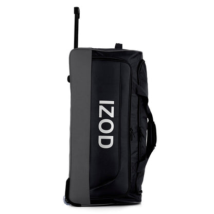 IZOD Katy Lightweight Soft Shell Rolling Duffel Bag with Wheels and Telescopic Handle – Travel-Ready Luggage Duffel
