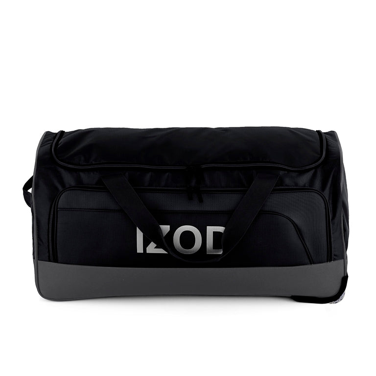 IZOD Katy Lightweight Soft Shell Rolling Duffel Bag with Wheels and Telescopic Handle – Travel-Ready Luggage Duffel