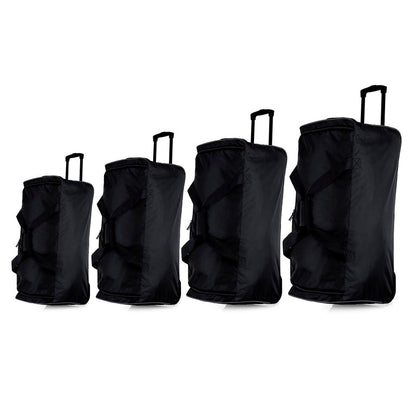 IZOD Katy Lightweight Soft Shell Rolling Duffel Bag with Wheels and Telescopic Handle – Travel-Ready Luggage Duffel