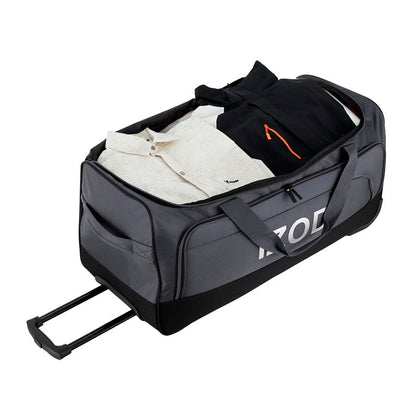 IZOD Katy Lightweight Soft Shell Rolling Duffel Bag with Wheels and Telescopic Handle – Travel-Ready Luggage Duffel