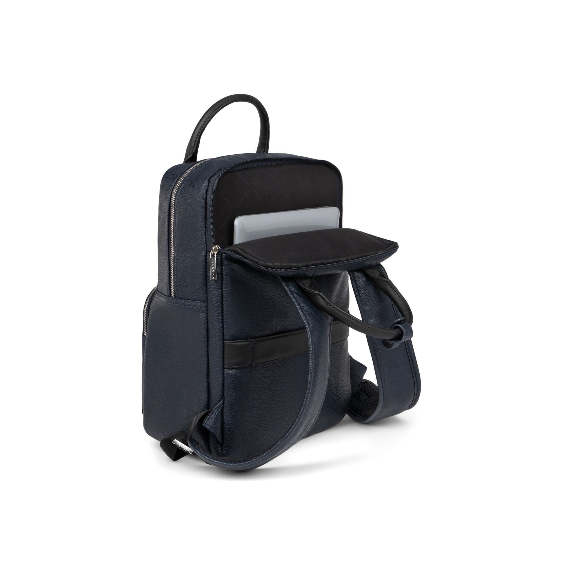 bugatti contrast vegan leather backpack Bugatti Contrast Vegan Leather Backpack – Stiles Supply Co