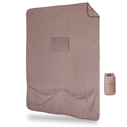 Gravel Layover™ XL Travel Blanket - Packable & Puffy | Quartz - Stiles Supply Co.