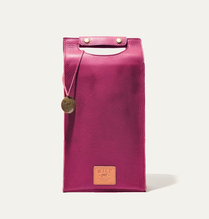 Will Leather Goods Double Leather Wine Case
