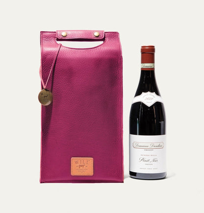 Will Leather Goods Double Leather Wine Case