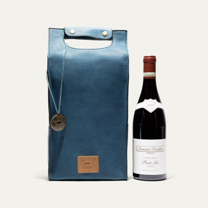 Will Leather Goods Double Leather Wine Case