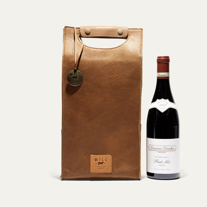 Will Leather Goods Double Leather Wine Case