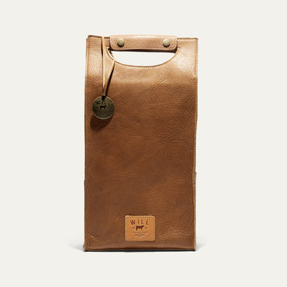 Will Leather Goods Double Leather Wine Case