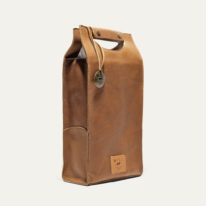 Will Leather Goods Double Leather Wine Case