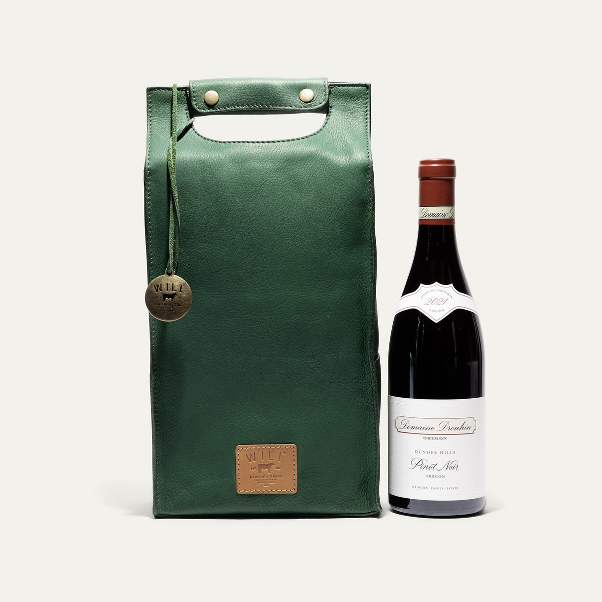Will Leather Goods Double Leather Wine Case