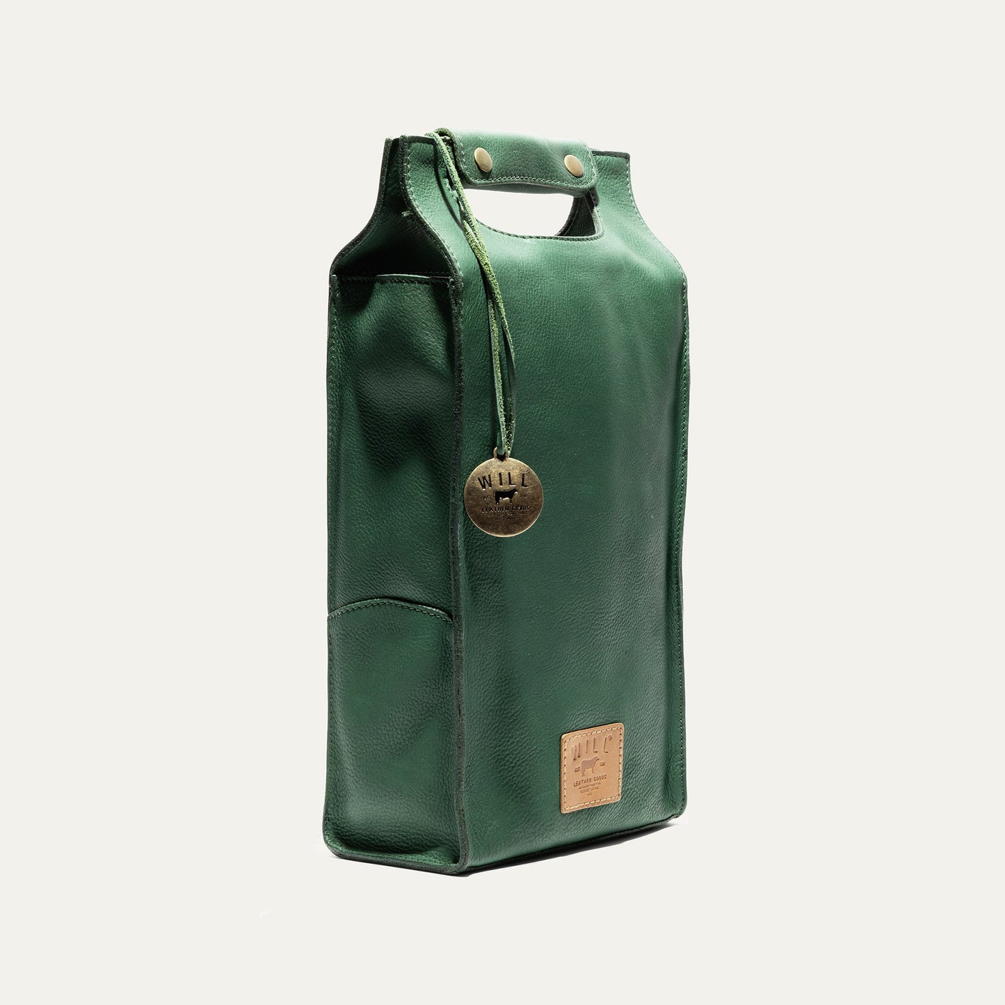 Will Leather Goods Double Leather Wine Case