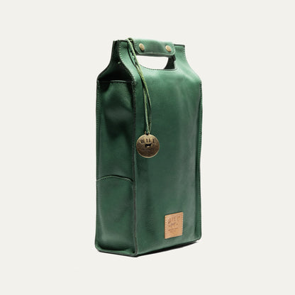 Will Leather Goods Double Leather Wine Case