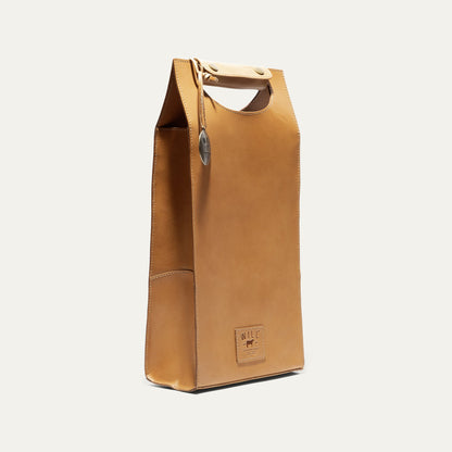 Will Leather Goods Double Leather Wine Case