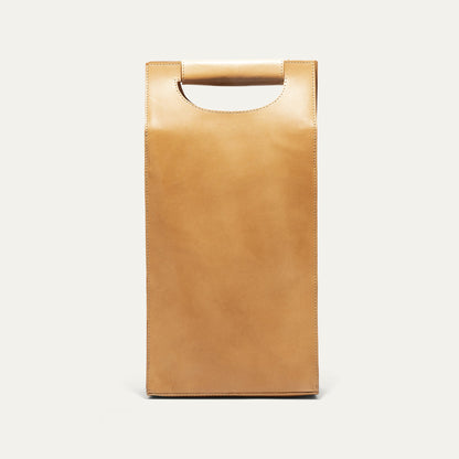 Will Leather Goods Double Leather Wine Case