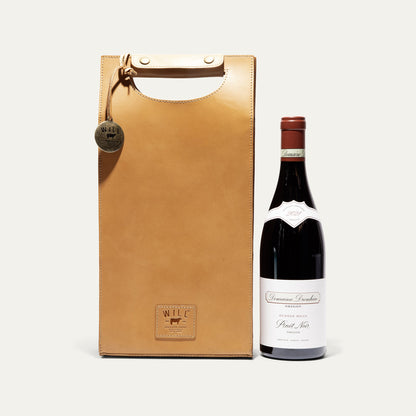 Will Leather Goods Double Leather Wine Case