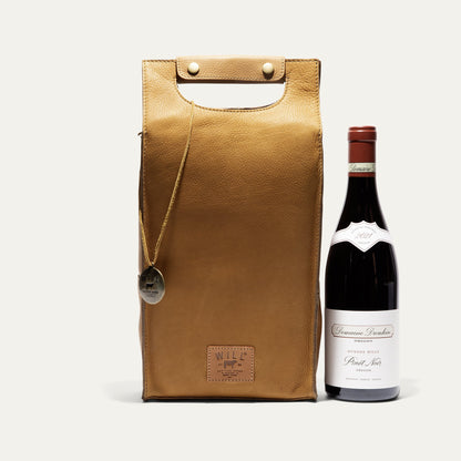 Will Leather Goods Double Leather Wine Case