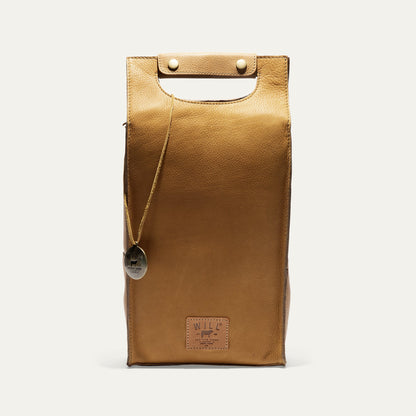 Will Leather Goods Double Leather Wine Case