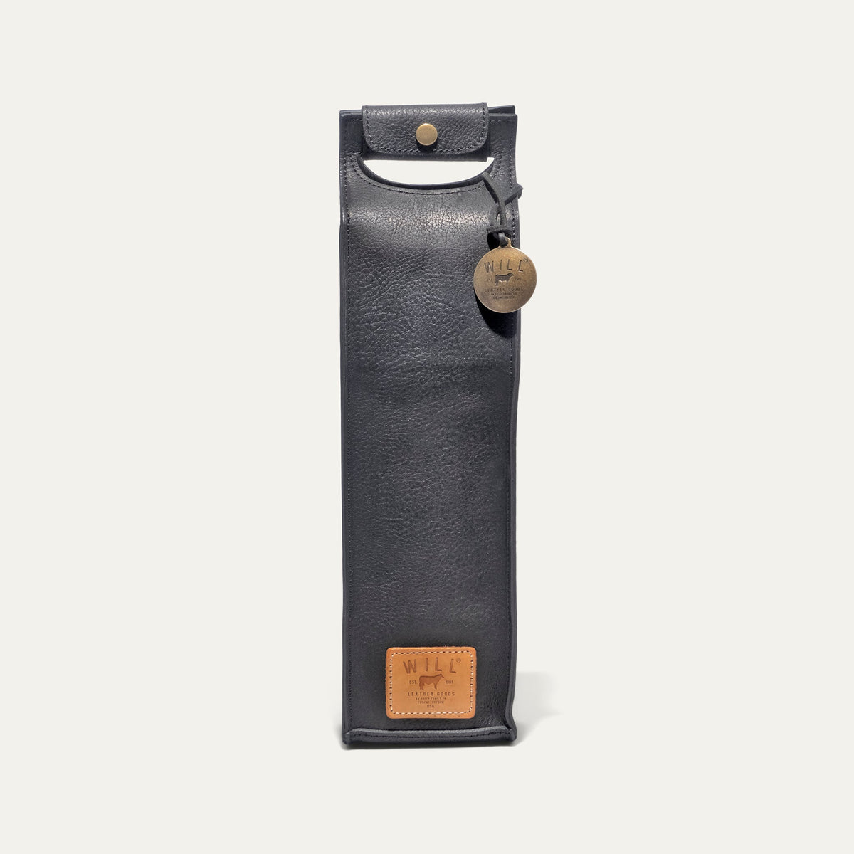 Will Leather Goods Single Leather Wine Case
