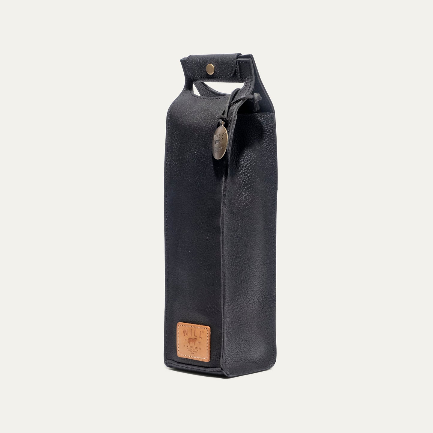 Will Leather Goods Single Leather Wine Case