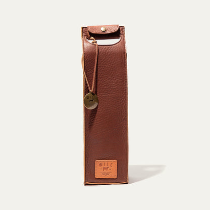 Will Leather Goods Single Leather Wine Case