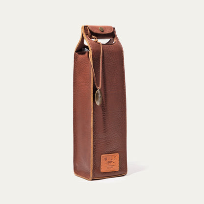 Will Leather Goods Single Leather Wine Case