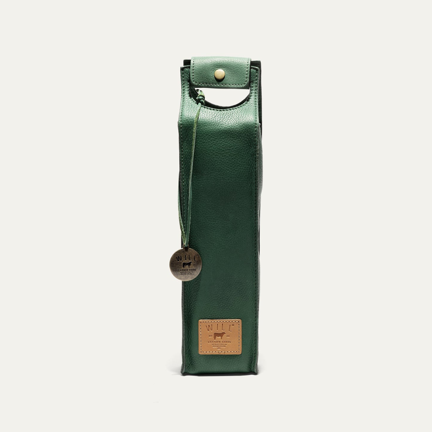 Will Leather Goods Single Leather Wine Case