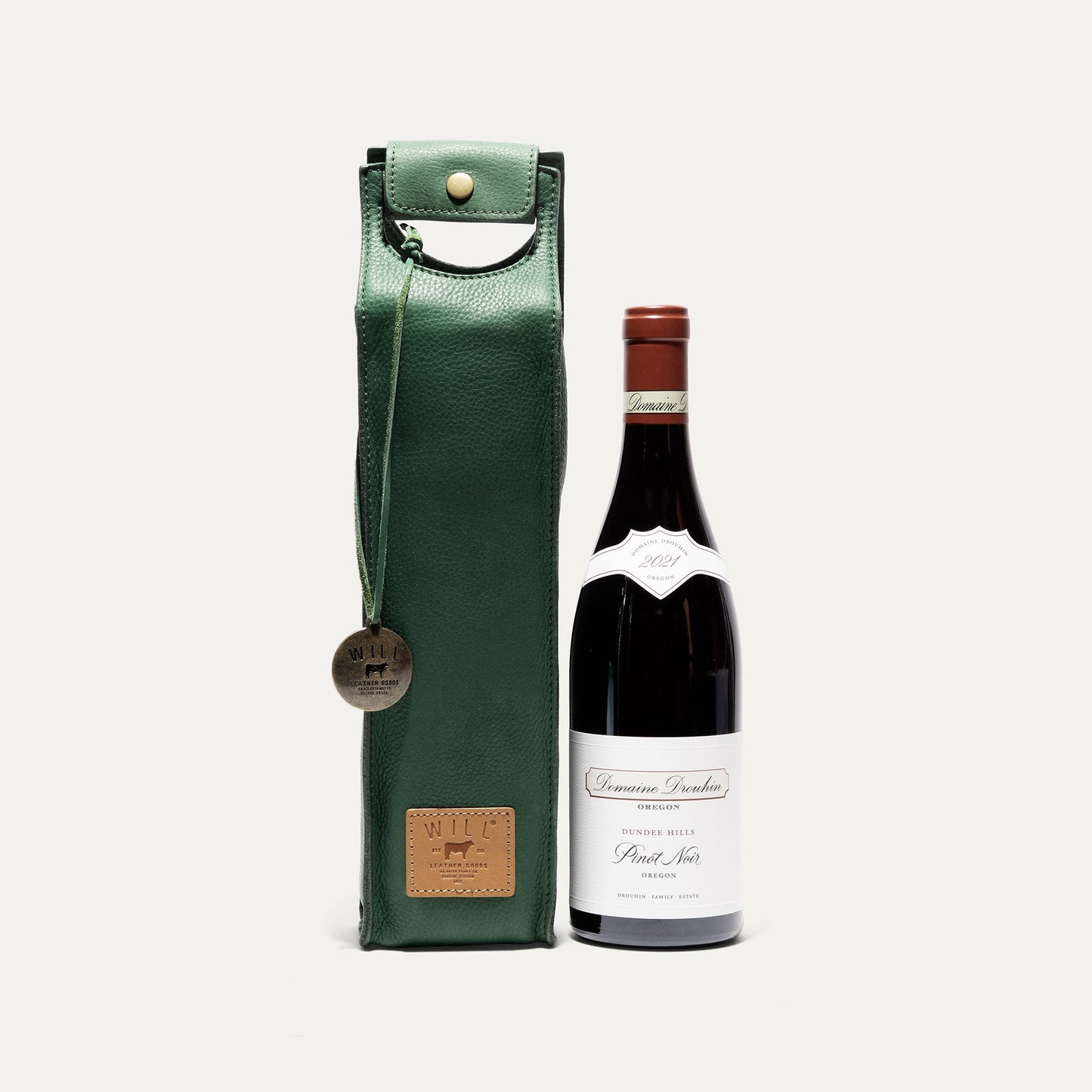 Will Leather Goods Single Leather Wine Case