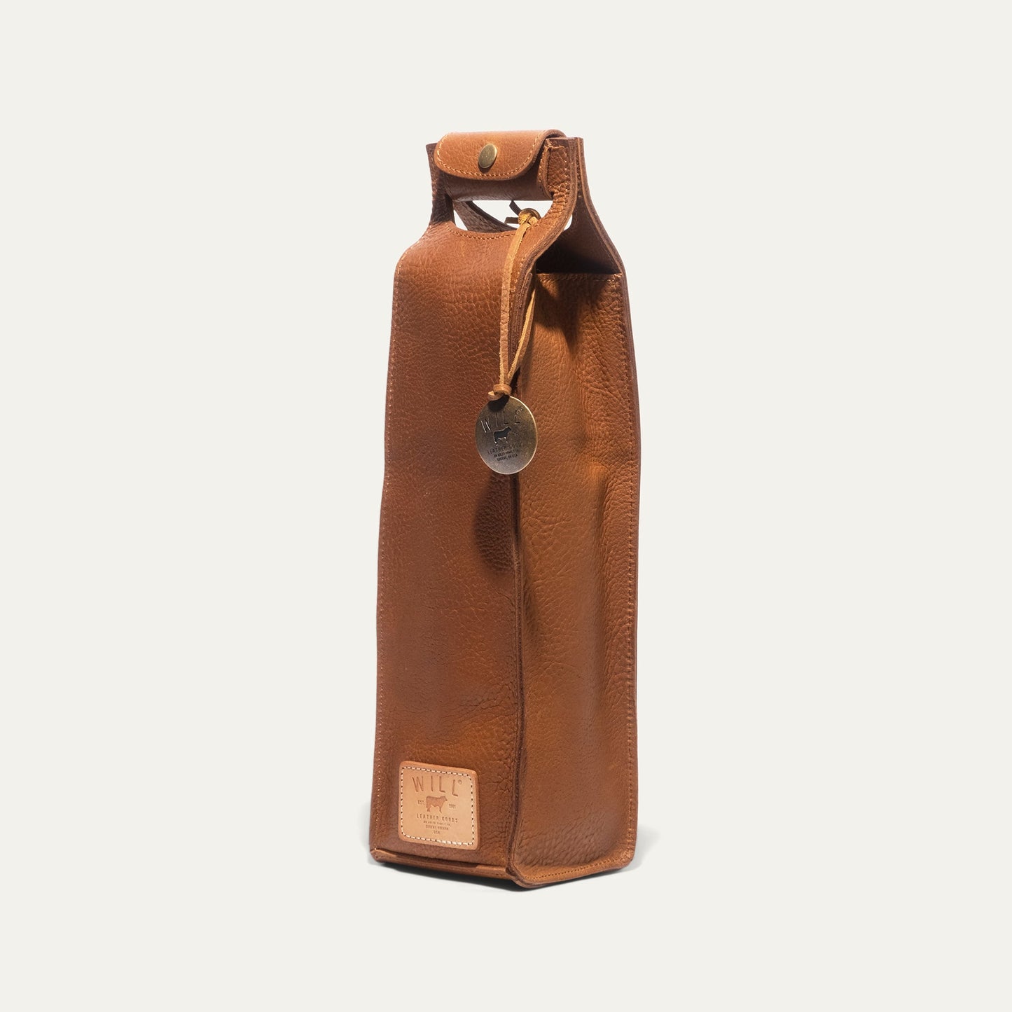 Will Leather Goods Single Leather Wine Case